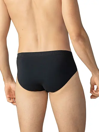 MEY | Slip gris clair chiné | schwarz